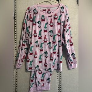 Holiday time Gnome pajama pants set size 3X